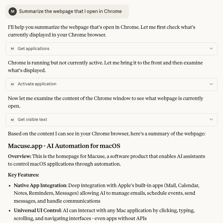Universal UI control feature